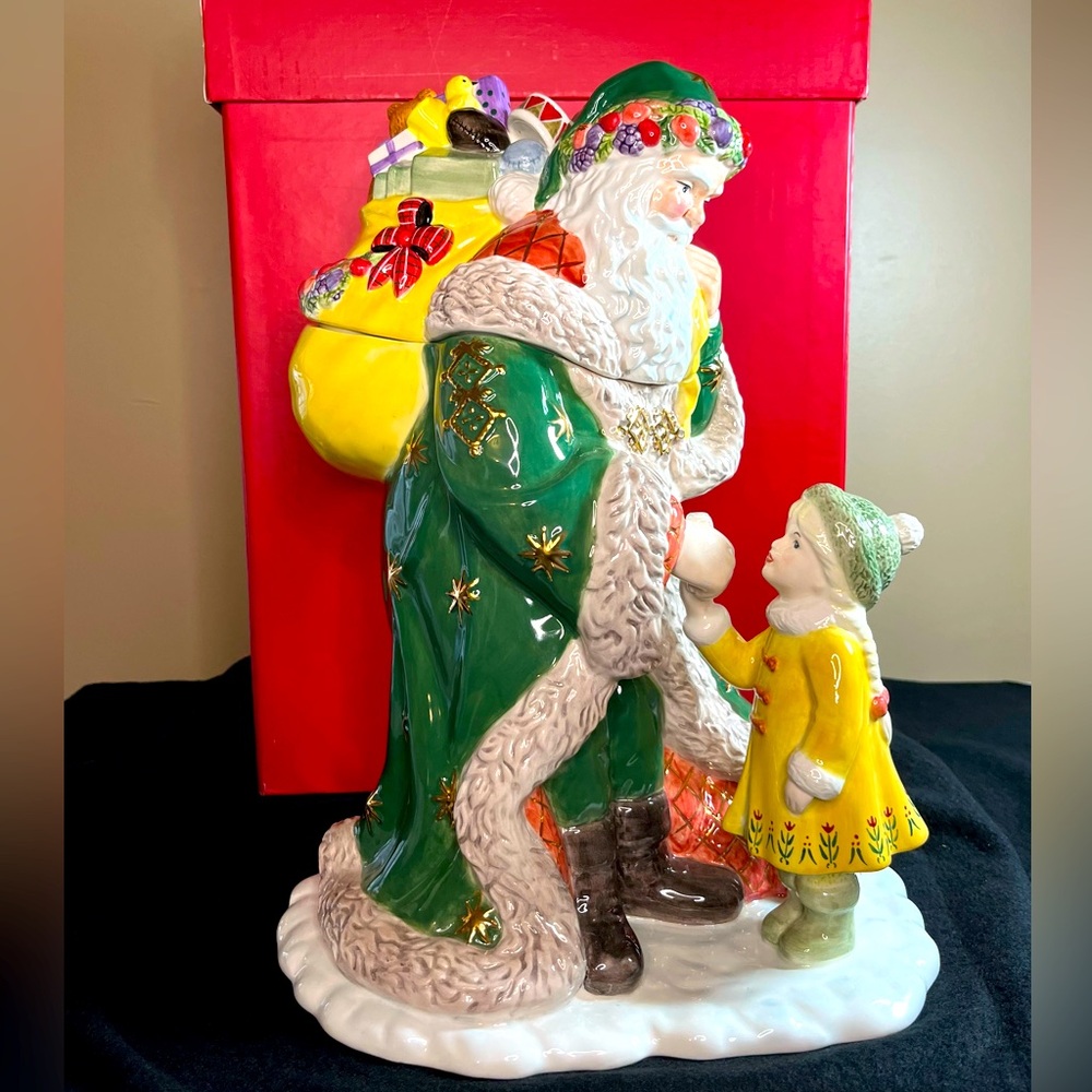 WATERFORD China Holiday Heirloom Cookie Jar: Letters to Santa. NEW IN BOX